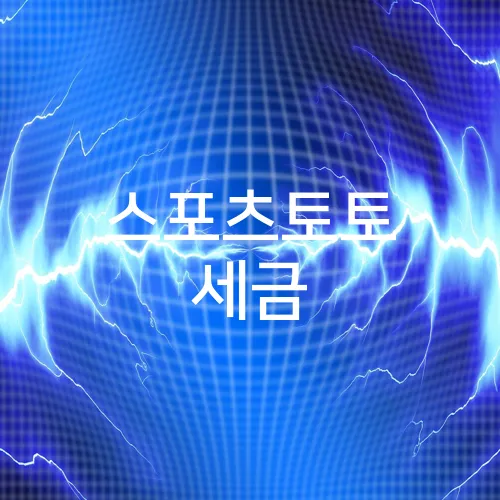 스포츠토토 세금