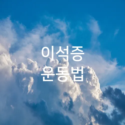 이석증 운동법
