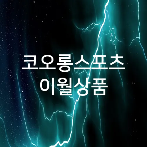 코오롱스포츠 이월상품