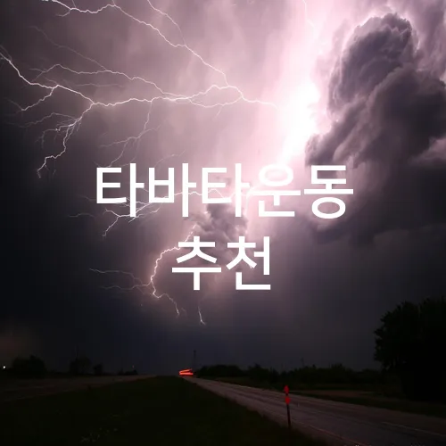타바타운동 추천