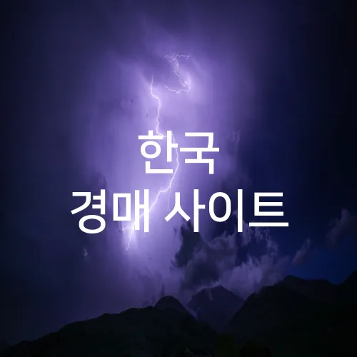 한국 경매 사이트