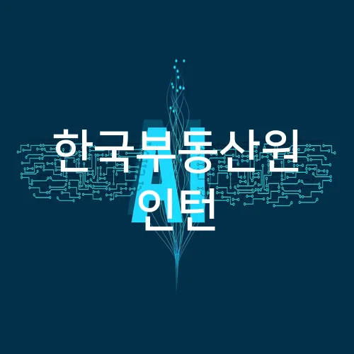 한국부동산원 인턴