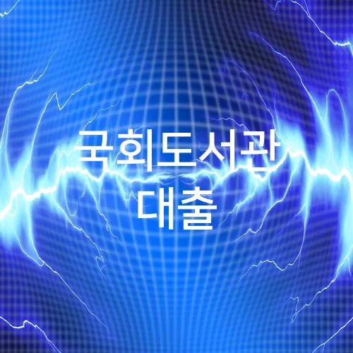 국회도서관 대출