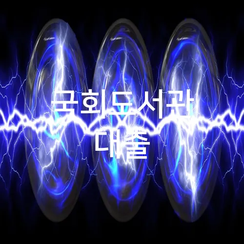 국회도서관 대출