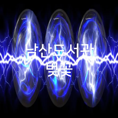 남산도서관 벚꽃