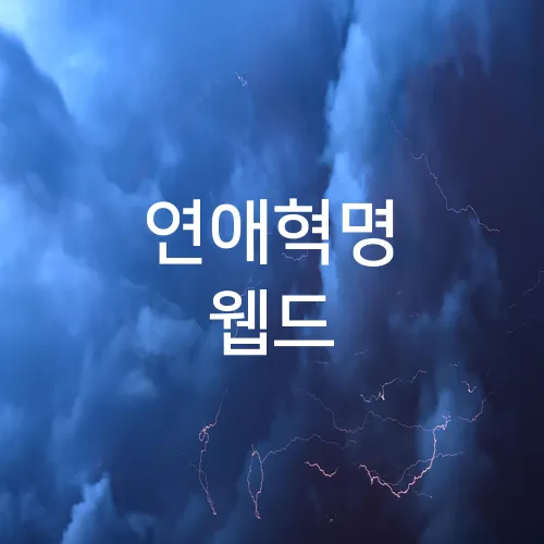 연애혁명 웹드