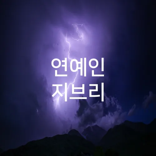 연예인 지브리