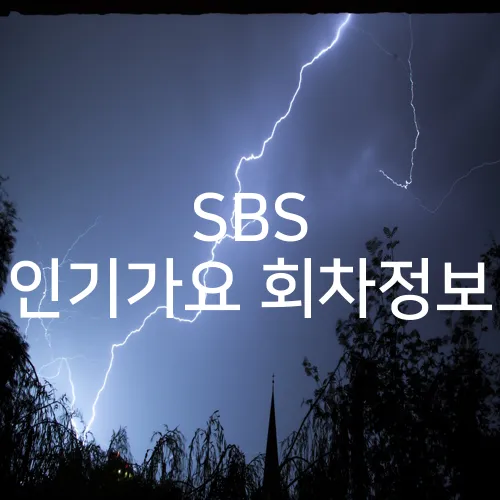 SBS 인기가요 회차정보