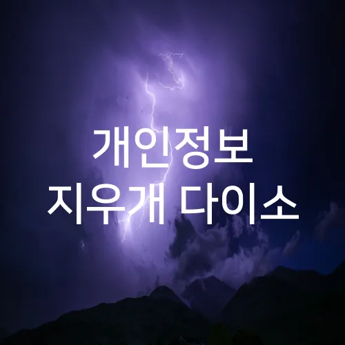 개인정보 지우개 다이소