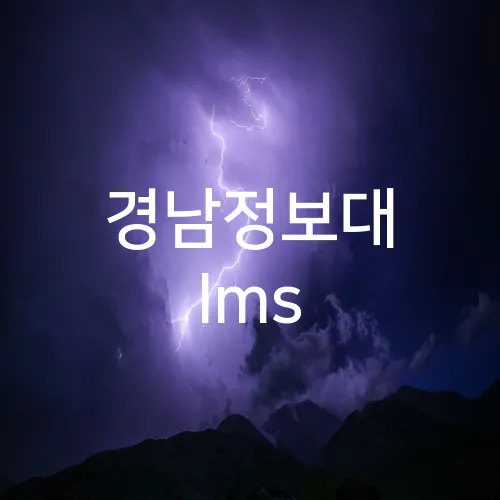 경남정보대 lms