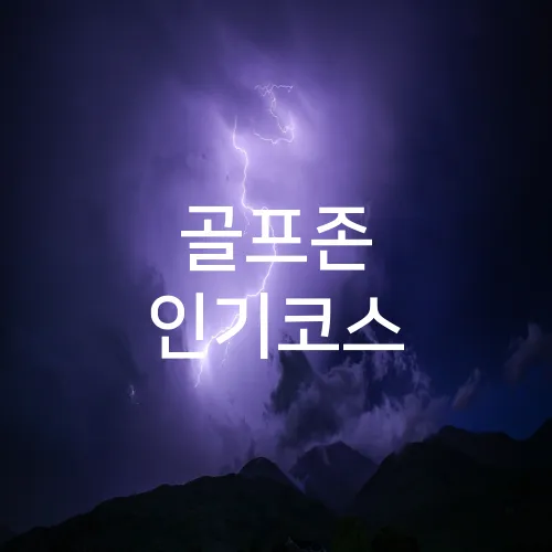 골프존 인기코스