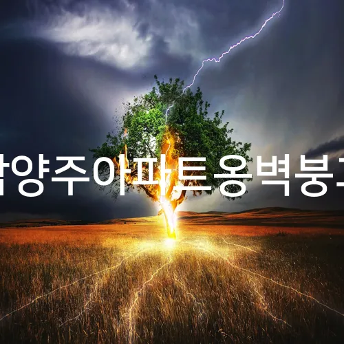 남양주아파트옹벽붕괴