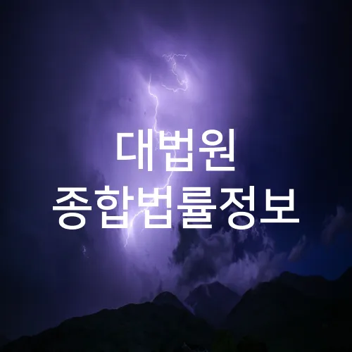 대법원 종합법률정보