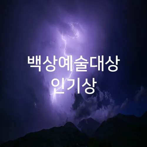 백상예술대상 인기상