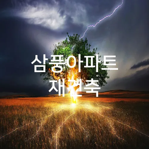 삼풍아파트 재건축