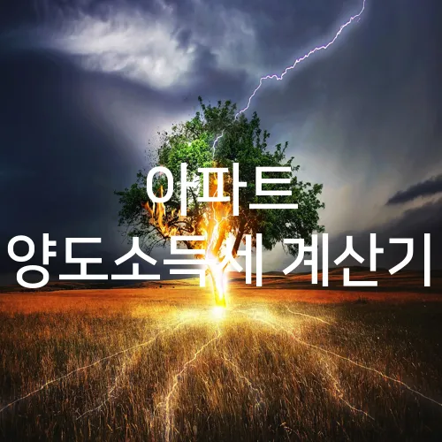 아파트 양도소득세 계산기