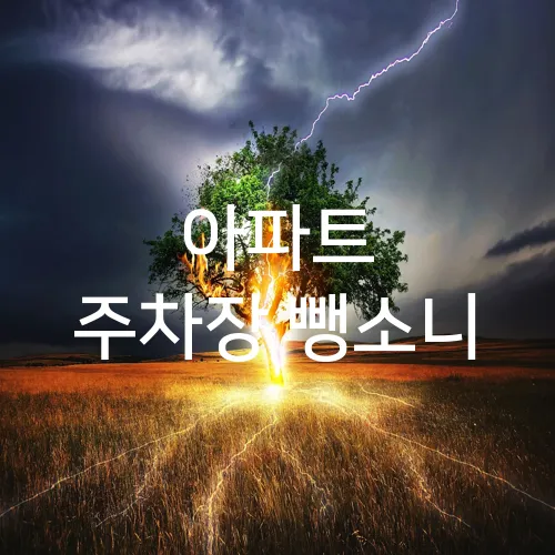 아파트 주차장 뺑소니