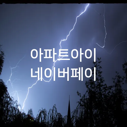 아파트아이 네이버페이