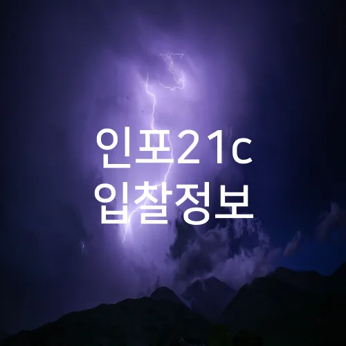 인포21c 입찰정보