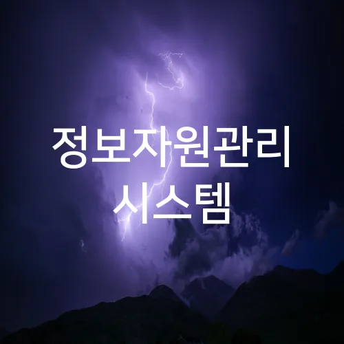 정보자원관리 시스템