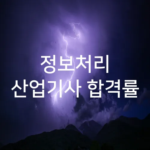정보처리 산업기사 합격률