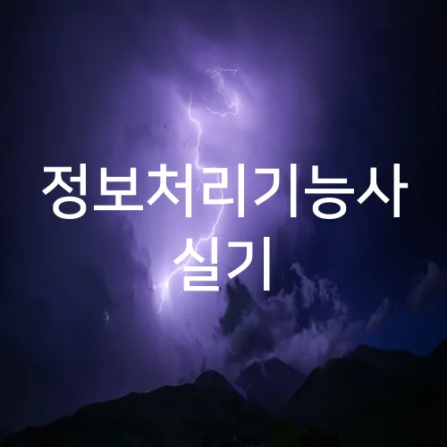 정보처리기능사 실기