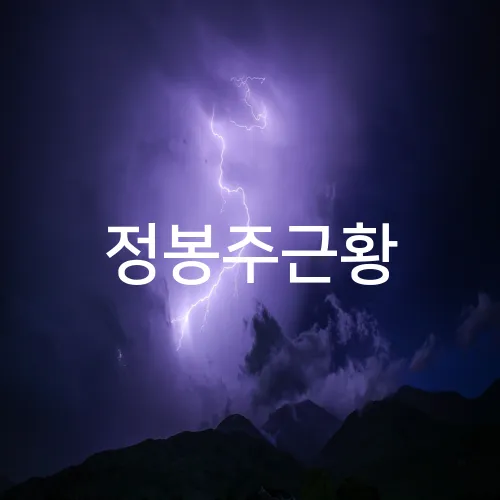 정봉주근황
