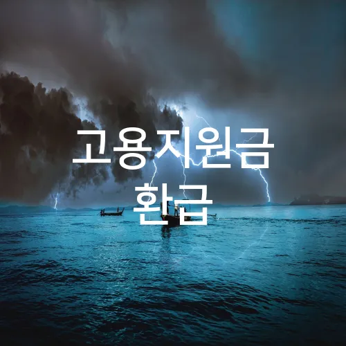 고용지원금 환급
