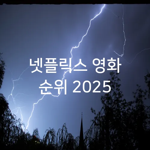 넷플릭스 영화 순위 2025