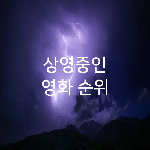 상영중인 영화 순위