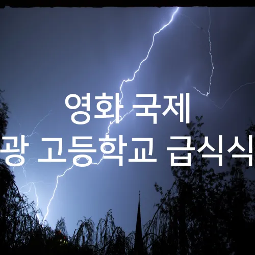 영화 국제 관광 고등학교 급식식단
