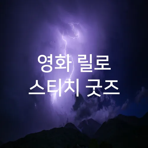 영화 릴로 스티치 굿즈