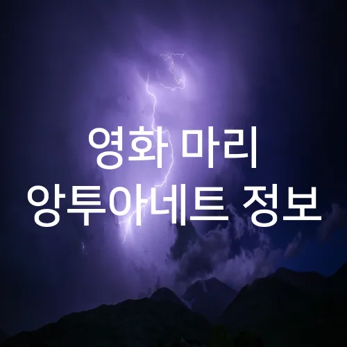 영화 마리 앙투아네트 정보