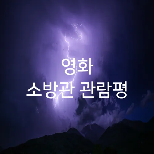 영화 소방관 관람평