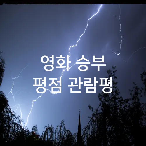 영화 승부 평점 관람평