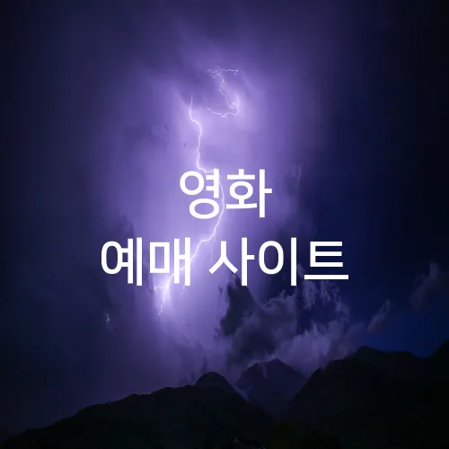 영화 예매 사이트