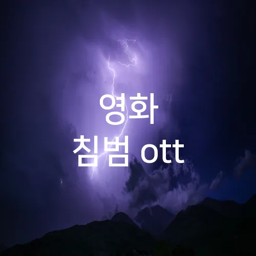 영화 침범 ott