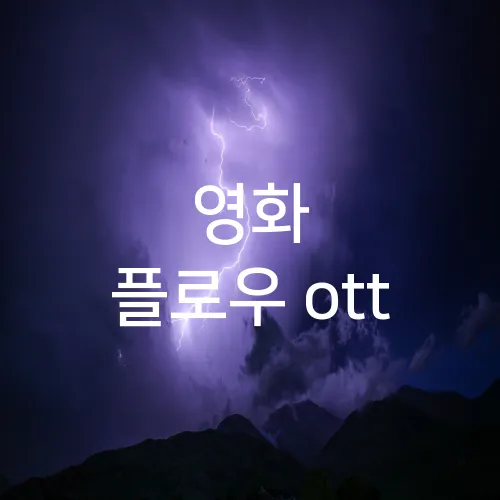 영화 플로우 ott