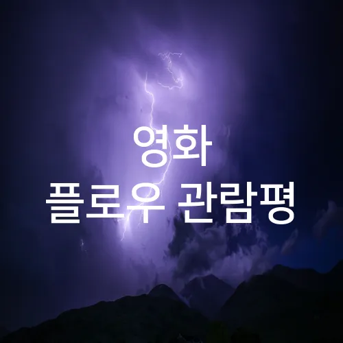 영화 플로우 관람평