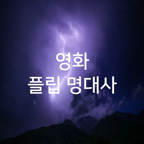 영화 플립 명대사