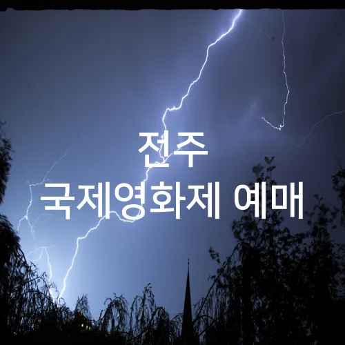 전주 국제영화제 예매