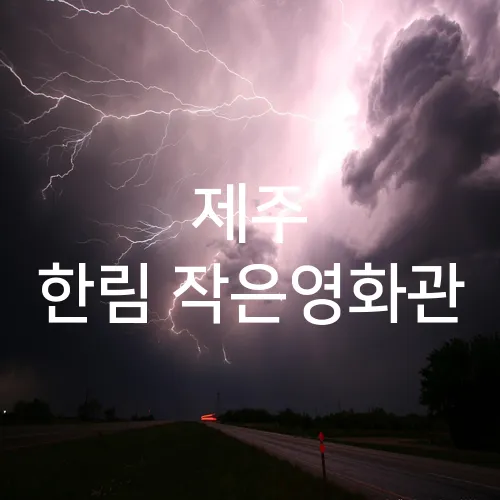 제주 한림 작은영화관