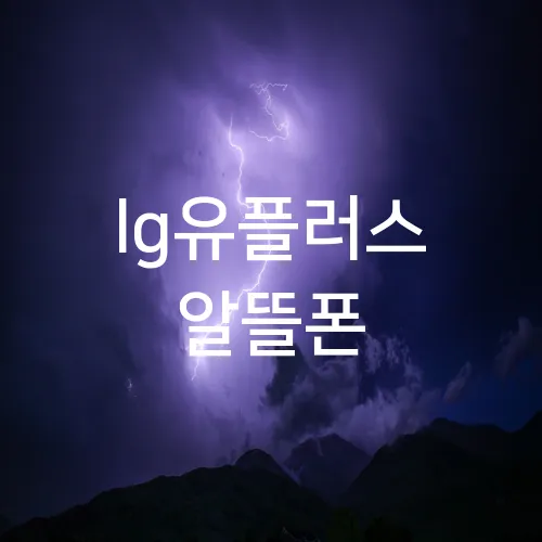 lg유플러스 알뜰폰