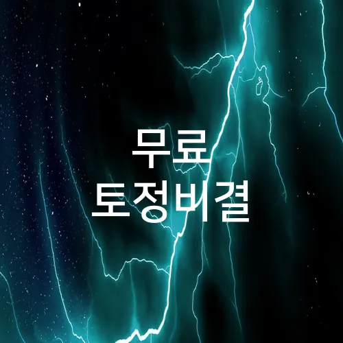 무료 토정비결