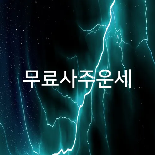 무료사주운세