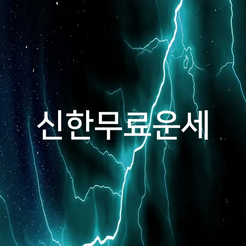 신한무료운세
