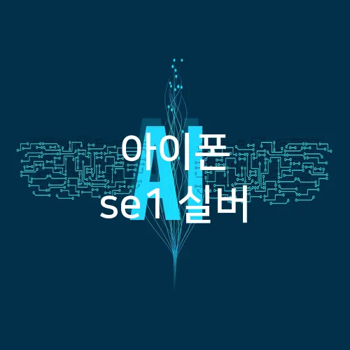 아이폰 se1 실버