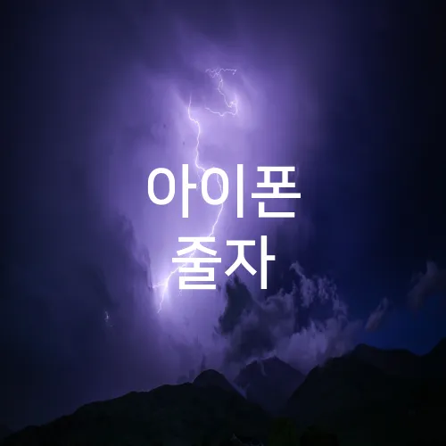 아이폰 줄자
