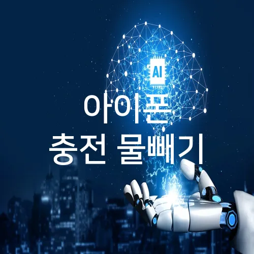 아이폰 충전 물빼기