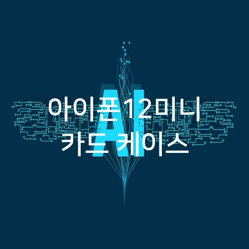 아이폰12미니 카드 케이스